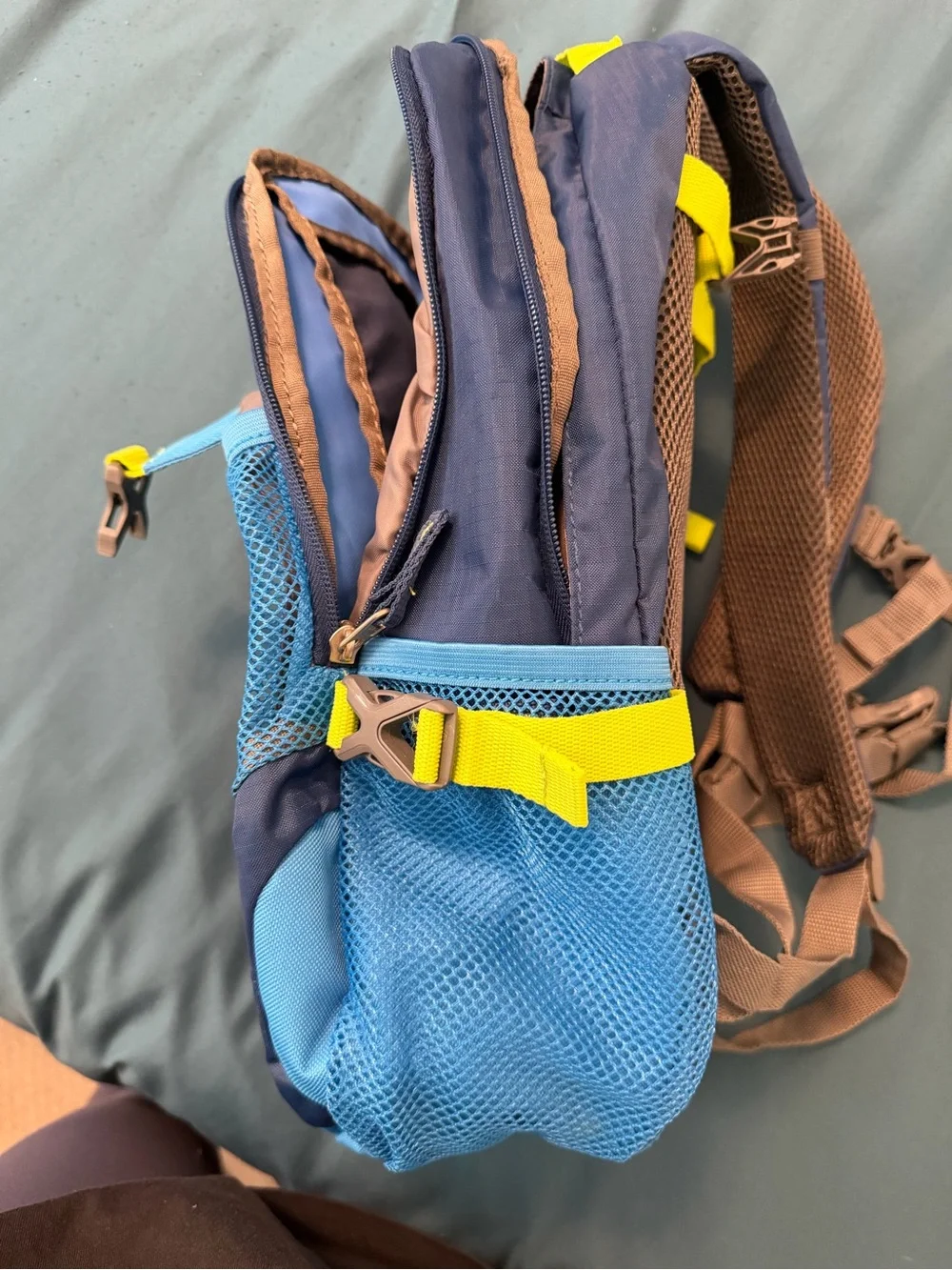 Ozark Trail Blue Lightweight Daypack Backpack - water bladder was never used